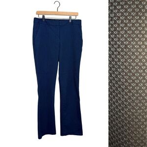 Express Columnist Black & Teal Blue Career Pants Size 10 Corpcore Dressy Office